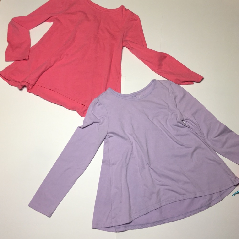 2 The Children’s Place long sleeve tee sz 10/12 L